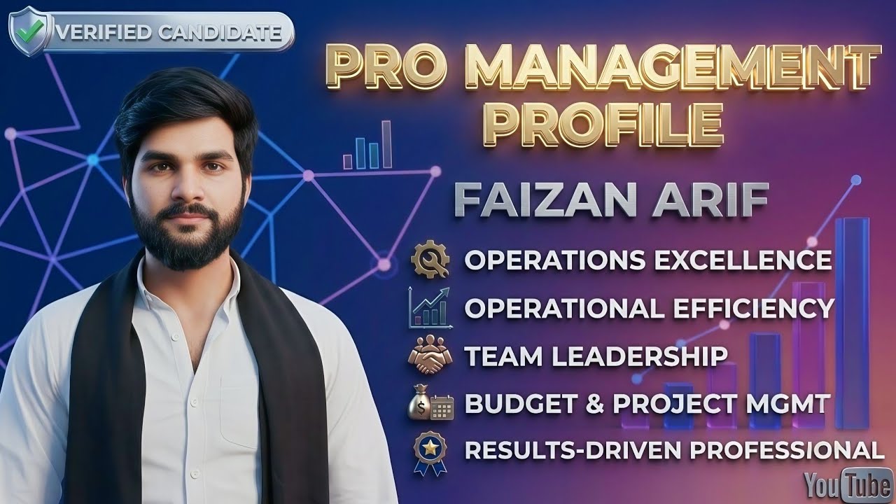 Faizan Arif Pro Management Profile